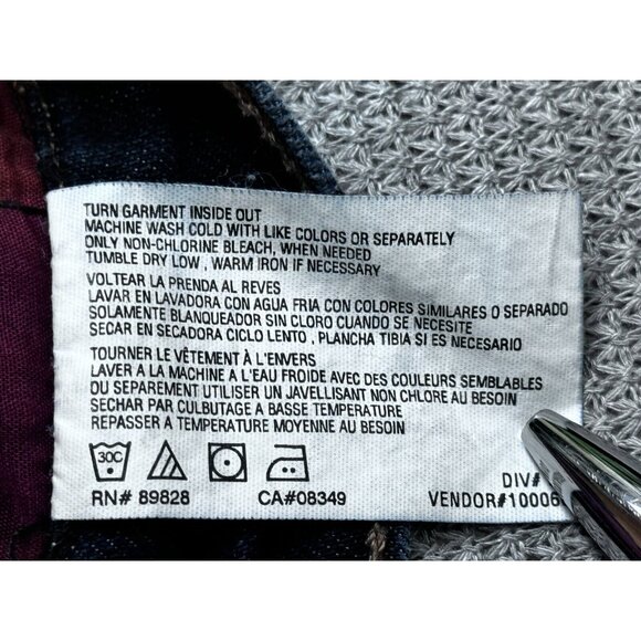 Jeanstar Premium Denim Elle Jeans Womens Size 16P Dark Blue Mid Rise Average - Picture 7 of 13